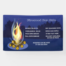 Rustisch Firewood personaliseren voor verkoop bund