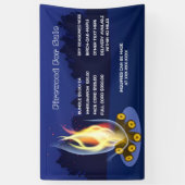 Rustisch Firewood personaliseren voor verkoop bund Spandoek (Verticaal)