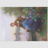 Rustisch Frans debetpapier voor vrouwen Tissuepapier (Voorkant)