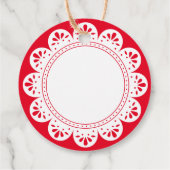 Rustisch Gebleken met liefde voor kerstkoekjes Roo Bedankjes Labels (Achterkant)