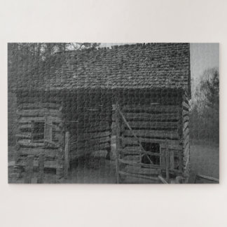 Rustisch gebouw legpuzzel