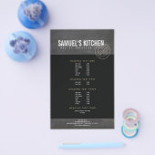  Rustisch gebundeld Logo alkbord Flyer (Enkel)