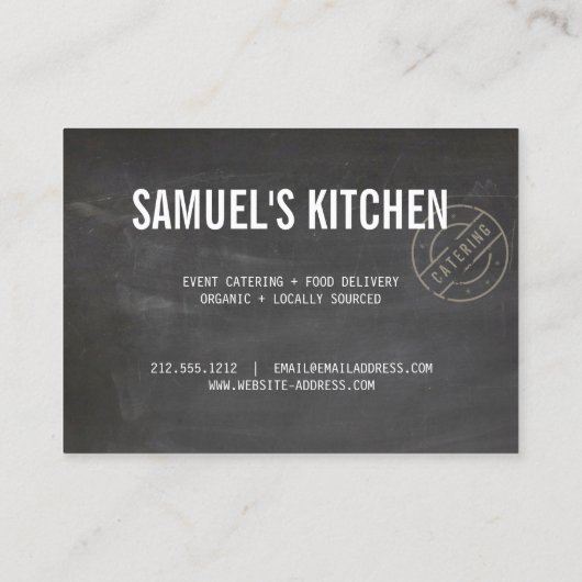  Rustisch gebundeld Logo alkbord Visitekaartje (Achterkant)