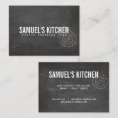  Rustisch gebundeld Logo alkbord Visitekaartje (Voorkant / Achterkant)