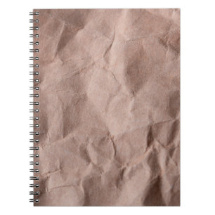 Rustisch gecrêpt papier notitieboek