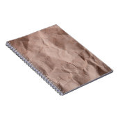 Rustisch gecrêpt papier notitieboek (Rechterzijde)