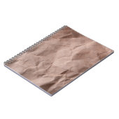 Rustisch gecrêpt papier notitieboek (Linkerzijde)