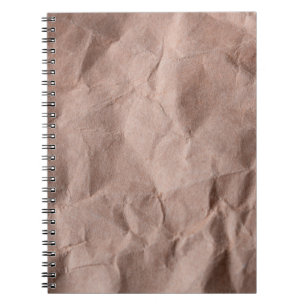 Rustisch gecrêpt papier notitieboek