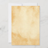 Rustisch geel Butterflies Pampas Vrijgezellenfeest Kaart (Achterkant)