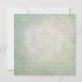 Rustisch geel en blauw Baby shower Kaart (Achterkant)