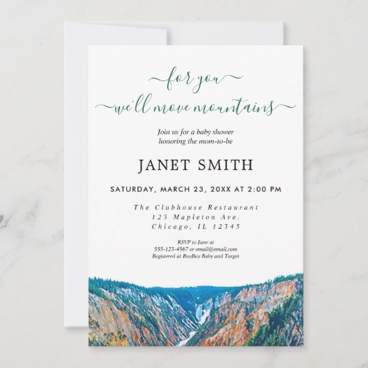 Rustisch Genderneutraal Baby shower Kaart (Voorkant)