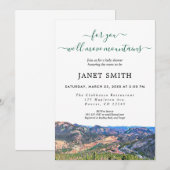 Rustisch Genderneutraal Baby shower Kaart (Voorkant / Achterkant)