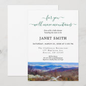 Rustisch Genderneutraal Baby shower Kaart (Voorkant / Achterkant)