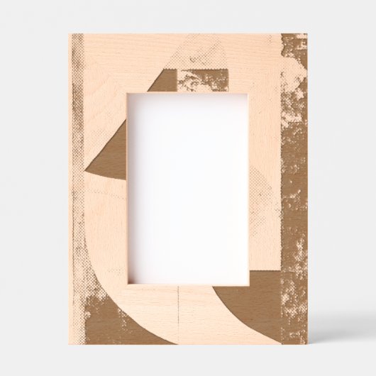 Rustisch geometrisch patroon gegraveerde lijstjes (Voorkant)