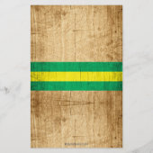 Rustisch groen Baby shower raad prijsspel (Achterkant)