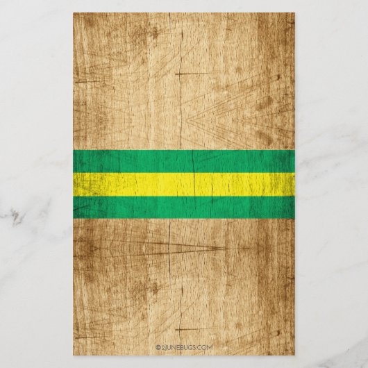 Rustisch groen Baby shower raad prijsspel (Achterkant)