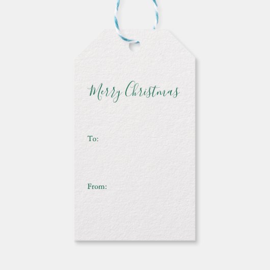 Rustisch groen buffelpatroon cadeaulabel (Achterkant)