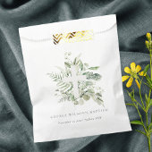 Rustisch Groen Eucalyptus Fern Foliage Cross Bapti Bedankzakje