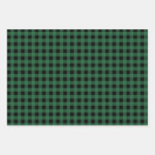 Rustisch groen geplakt buffel gemengd patroon cont inpakpapier vel (Voorkant 2)