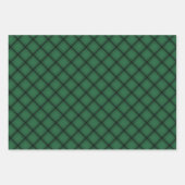 Rustisch groen geplakt buffel gemengd patroon cont inpakpapier vel (Voorkant)