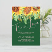 Rustisch groen met budget voor zonnebloemen (Staand voorkant)