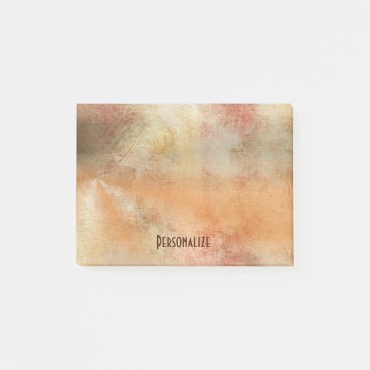 Rustisch Grunge Abstract Design in volledige kleur Post-it® Notes (Voorkant)