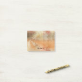 Rustisch Grunge Abstract Design in volledige kleur Post-it® Notes (Op bureau)