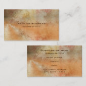 Rustisch Grunge Abstract Design in volledige kleur Visitekaartje (Voorkant / Achterkant)