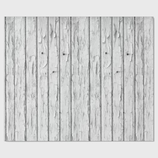 Rustisch  Grunge Weathered Wood Cadeaupapier (Vlak)