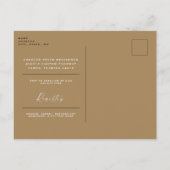 Rustisch handgeverfd Vrijgezellenfeest voor Herfst Uitnodiging Briefkaart (Achterkant)