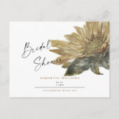 Rustisch handgeverfd Vrijgezellenfeest voor Herfst Uitnodiging Briefkaart (Voorkant)