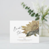 Rustisch handgeverfd Vrijgezellenfeest voor Herfst Uitnodiging Briefkaart (Staand voorkant)