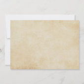 Rustisch hart in een Boom Wedding Invitaties Kaart (Achterkant)