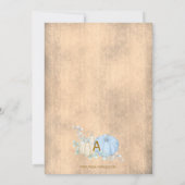 Rustisch Herfst Pumpkin-Baby shower Kaart (Achterkant)