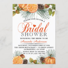 Rustisch Herfst Pumpkin-Vrijgezellenfeest