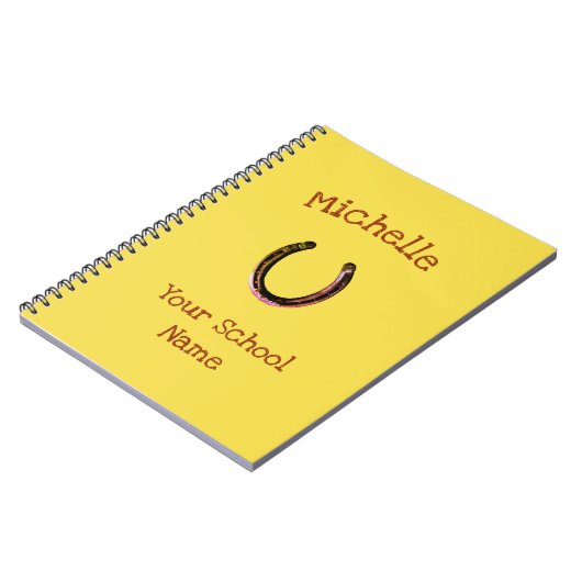 Rustisch Hoefijzer Notitieboek (Linkerzijde)