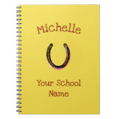 Rustisch Hoefijzer Notitieboek (Voorkant)