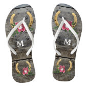 Rustisch Hoefijzer Romantische Teenslippers (Voetbed)
