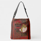 Rustisch Hoesje tast de Cheshire Cat Crossbody Tas (Achterkant)