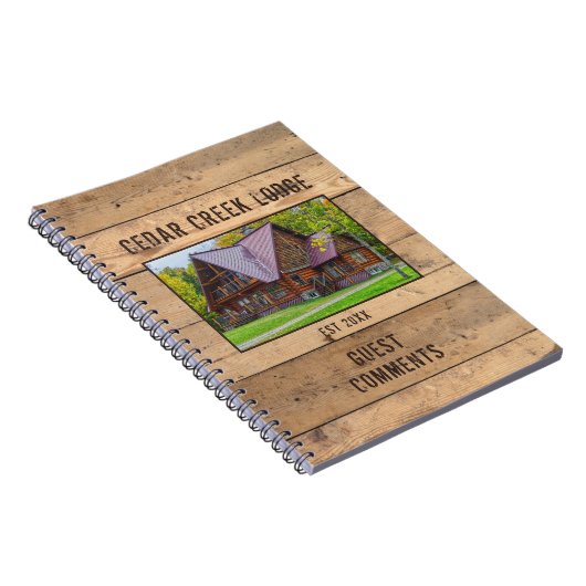 Rustisch Hood Fotovaccinatie Rentetest Book Notitieboek (Rechterzijde)