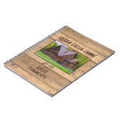 Rustisch Hood Fotovaccinatie Rentetest Book Notitieboek (Linkerzijde)