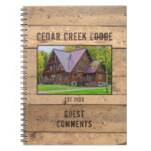 Rustisch Hood Fotovaccinatie Rentetest Book Notitieboek (Voorkant)