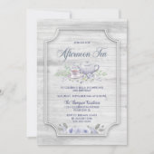 Rustisch hout Alle leeftijden na middagmiddag Kaart (Voorkant)