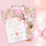 Rustisch hout Boho glitter ballonnen roze Sweet 16 Kaart<br><div class="desc">Een roze Boho glitter-ballon van Rustic Sweet 16 verjaardagsuitnodiging met handbeschilderde waterverf pastelroze,  perzik,  koraalballonnen,  met gouden en roos goudglitter en confetti. Een boog van een ballon op een lichtstrandend hout. Voeg je foto achteraan toe!</div>