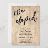 Rustisch hout Casual We hebben weddenschappen ontd Kaart (Voorkant)