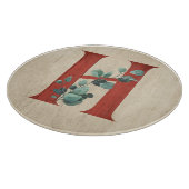 Rustisch hout en eucalyptus Letter H Cutting Board Snijplank (Hoek)