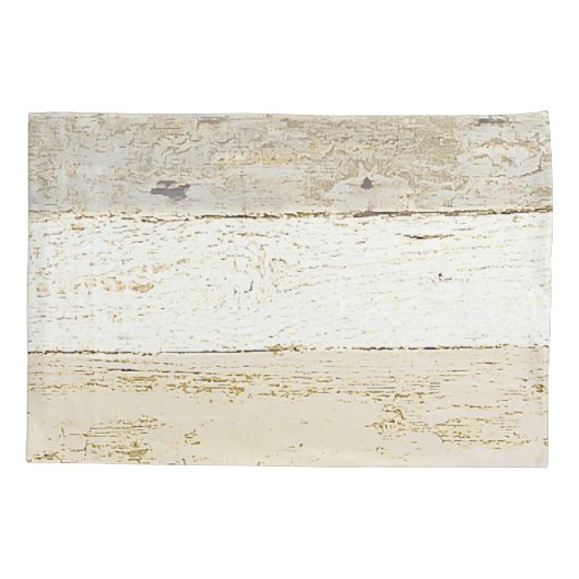 Rustisch hout en letter kussensloop (Achterkant)