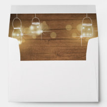 Rustisch hout Envelope Boho-potten licht elegant