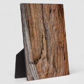 Rustisch hout fotoplaat (Zijkant)