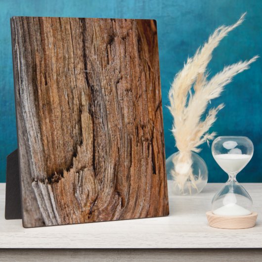 Rustisch hout fotoplaat (Zijkant)